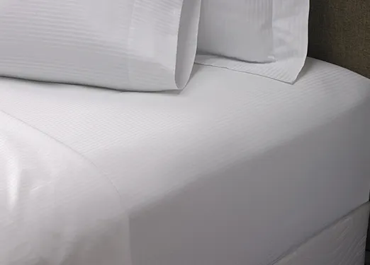 Cotton Stripe Fitted Sheet