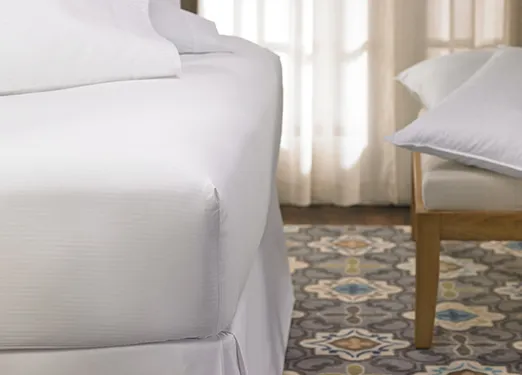 Hotel Stripe Fitted Sheet